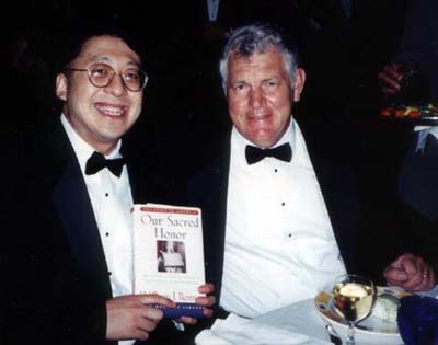 Dr. Wang with Bill Bennett